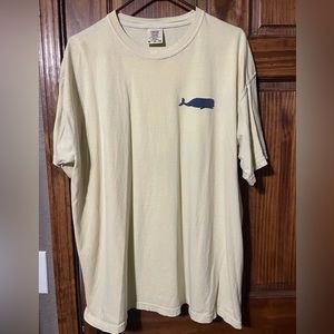 Size XL, pale yellow tee from Nantucket